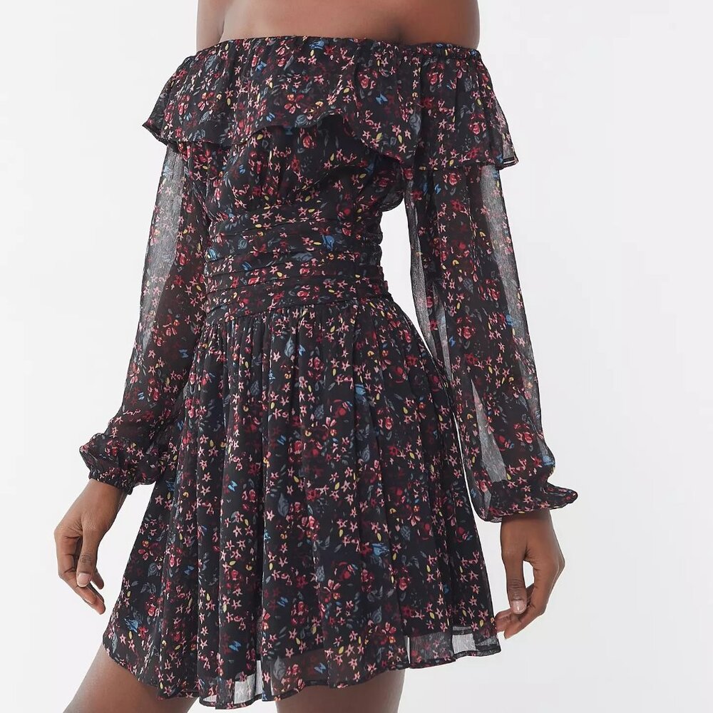 Urban Outfitters Black Floral Dress
